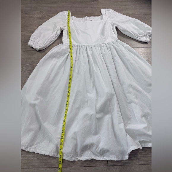 Emma Knudsen Charlotte White Midi Dress - Picture 9 of 12